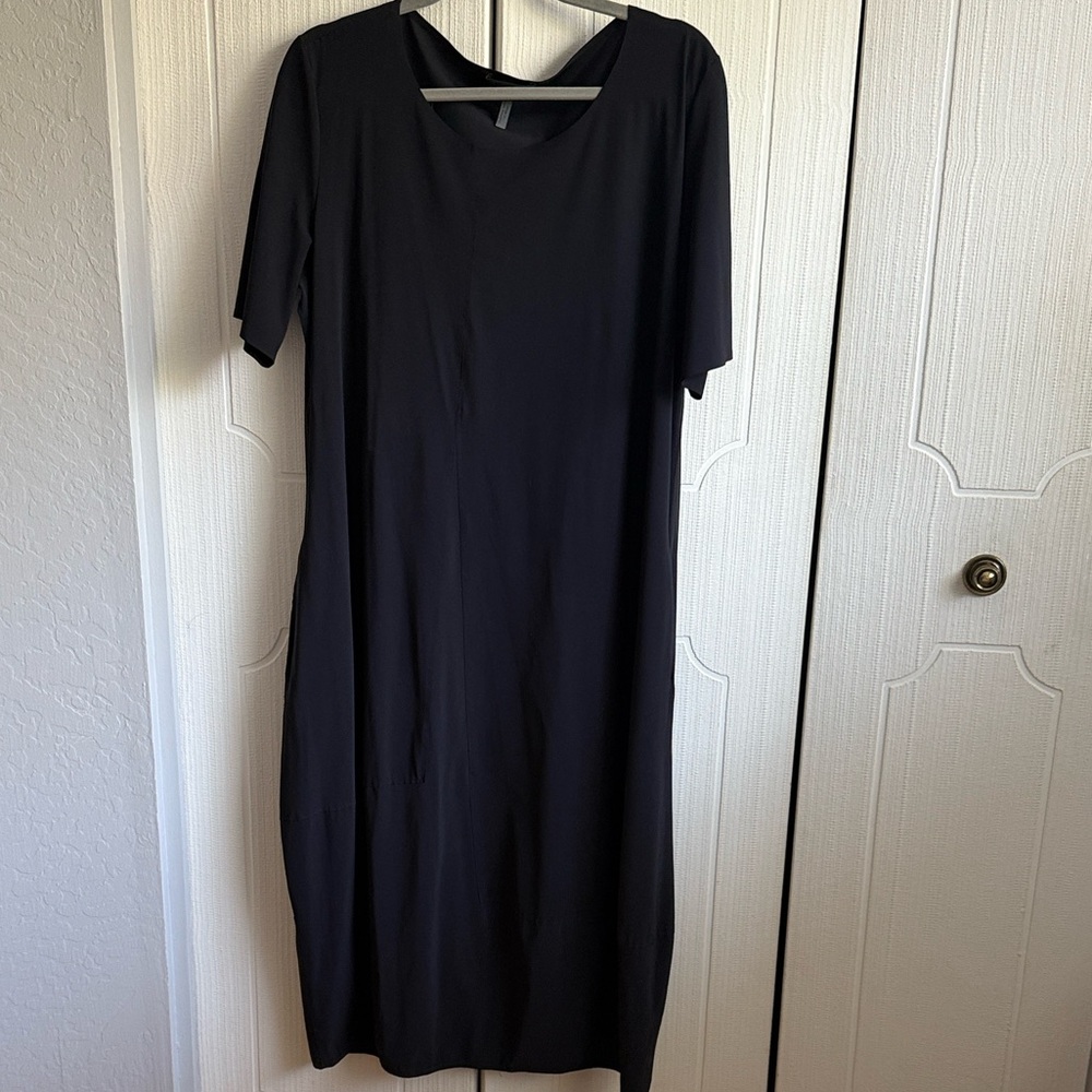 Oska Langenlook Half Sleeve Long Dress size 3 / US 10/12